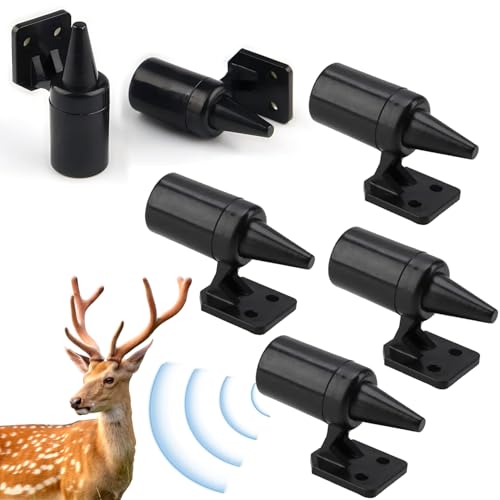Norhogo 6-Pack Anti-Wild-Ultraschallpfeife, Anti-Wild-Pfeife für das Auto, Hirschpfeifen Warnung, Anti-Wild-Ultraschallpfeife Ultra Son, Ultraschall-Warnung für Wildtiere