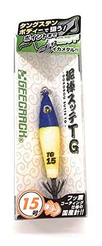 Amazon | ジークラック 泥棒スッテTG 15号 ＃070青／黄 | 格納式
