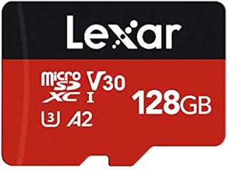 Lexar Micro SD Card Up to 100/30MB/s(R/W), 128G MicroSDXC Memory Card + SD Adapter with A1, C10, U3, V30, 4K Video Recording, TF Card