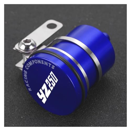 Bocal liquide de frein moto réservoir bleu avec logo Yamaha YZ250