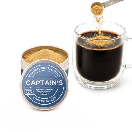 Coffee Dust Captain's Flavoring Powder, Syrup Alternative, 120 Servings