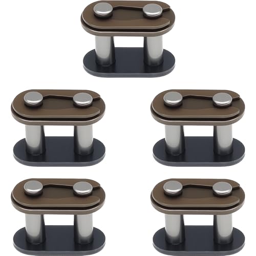Image of 5 PCS T8F Drive Chain Master Link Replacement Fit For 43cc 47cc 49cc 50cc 2-Stroke Syx Moto Holeshot SSR SX50 Coolster Pit Dirt Bike (5Pcs).