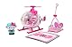 Dickie Toys Hello Kitty Helicopter, Hubschrauber, Frontscheibe zum Öffnen, abnehmbare Trage, mit Hello-Kitty-Figur, die im Cockpit Platz nimmt, 17,5 cm, ab 3 Jahren
