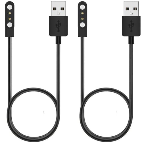 Kissmart 2-Pack Charger for FAFAFROG Dog bark Collar (2ft/60cm)
