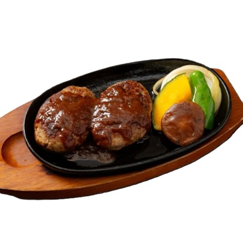 精肉店の直営焼肉[焼肉大剛]肉汁爆発!手ごね・肉々しい手作りハンバーグ (10個入り)