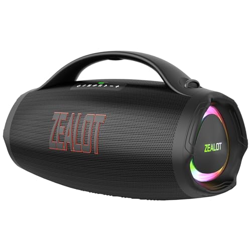 ZEALOT Portable Bluetooth Speaker, 160W RMS Speaker Bluetooth Wireless, Parlante/Bosinas