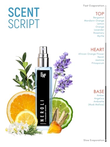 Image of EM5 Neroli Unisex Perfume for Men & Women | Citrus White Floral Aromatic Fragrance | Eau De Parfum Spray | Luxury Gift for Him & Her | 15 ml