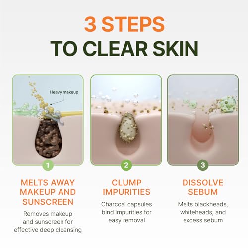 Image of CENTELLIAN 24 Madeca Matcha Cleansing Oil (6.76fl oz) - Two-Tone TECA & Jeju Matcha Deep Cleanser for Pores, Sebum & Blackheads, Waterproof Makeup Removal, Korean Skincare