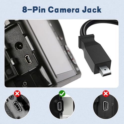 USB-Kabel Für Kodak EasyShare Kameras - Kompatibel Mit C140, C180, C310, M-Serie, V-Serie, Z-Serie Uvm.