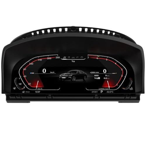 12.3''Digital Instrument Cluster Speedometer Compatible With BMW 7 Series E66 E65 745 750 760 LCD Dashboard Cockpit Odometer Tac