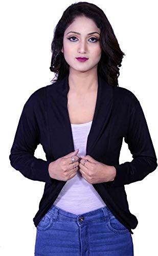 Kanchan World Women's Silk Henley Neck Shrug-picture-28