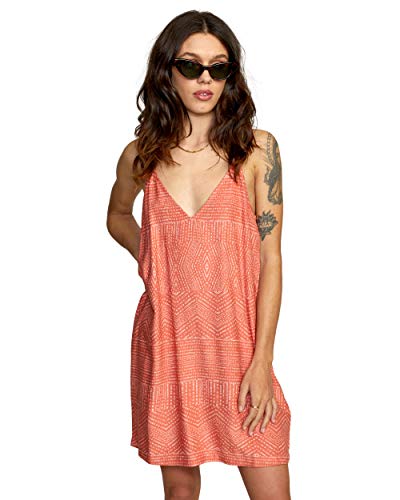 Image of RVCA Women's Jade Woven Spaghetti Strap Dress