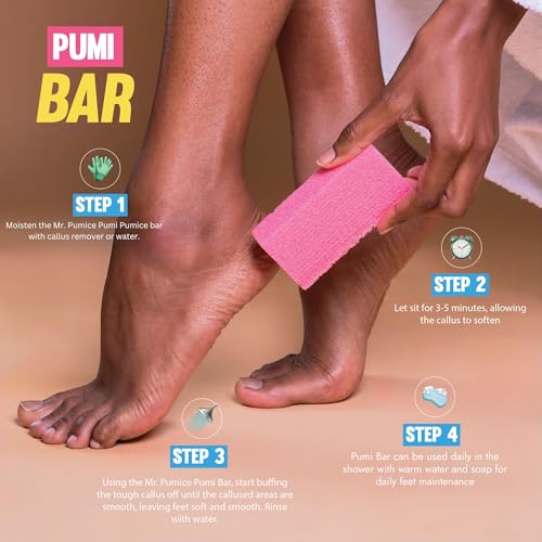 Mr. Pumice MR-0007 Callus Remover Pumi Bar: Pedicure Stone & Foot/Heel Scrubber thumb #2