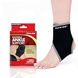 Pure-Aid Adjustable Support Braces, Custom Fit Fabric Design With Adjustable Straps, Easy To Use, One Size Fits Most, Hand Washable (Pure-Aid Adjustable Ankle Support Brace)