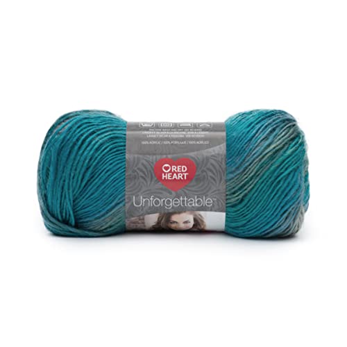 Image of Red Heart Boutique Unforgettable Tidal Yarn - 3 Pack of 100g /3.5oz - Acrylic - 4 Medium (Worsted) - 270 Yards - Knitting /Crochet