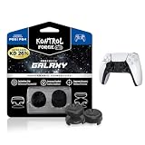 AWOXIHJ Galaxy Black Gommini per Controller PS5 | Rialzi e Protezione per Joystick PS5 & PS4 | Precisione & Aim Assist | Nero