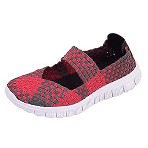 Vrouwen Geweven Lichtgewicht Elastische Trainer Comfort Slip On Sport Waterschoenen