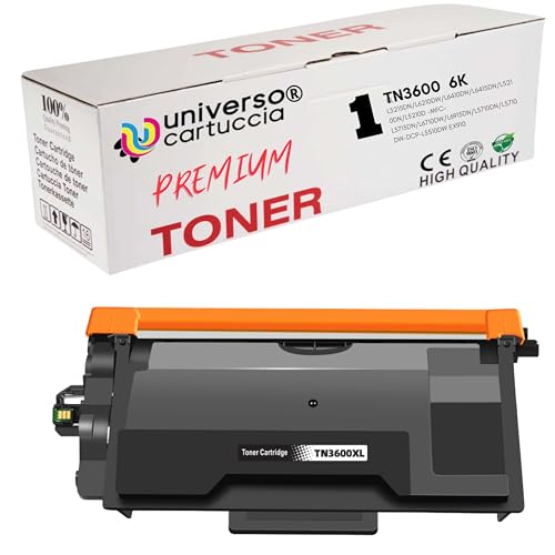 Toner TN3600 compatible Brother HL L6210DW MFC L6710DW cartouche encre laser noir
