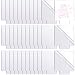 36 Pcs 2 mm Acrylic Sheet Clear Cast for LED Light Base, Thick Acrylic Blanks with Double Sided Protective 5.9'' x 5.1'' Plastic Glass Board for Signs DIY Display Projects Craft (Square)