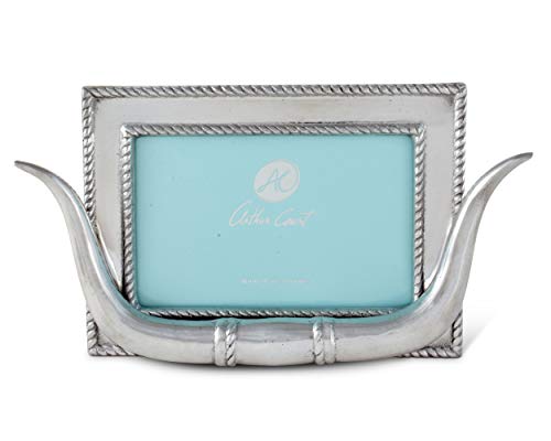 Arthur Court Designs Aluminum 4X6 Longhorn Cowboy Frame #TOP1