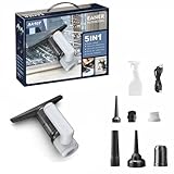 YROHGKPN Multifunktionale Fenstersauger inklusive Saug Blas Wisch Absorber geeignet für Glasfliesen und Autofenster Staubsauger für Glas