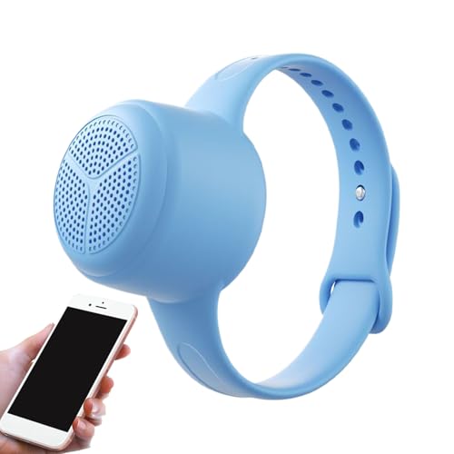 ウェアラブルワイヤレススピーカー 首掛け式, ワイヤレス 防水 リスト ポータブル スピーカー, 携帯型 音響デバイス 登山 ランニング バイク トレーニング アウトドアスポーツ用