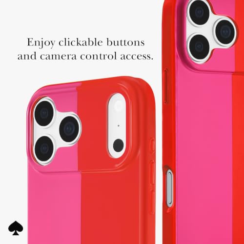 kate spade new york iPhone 18 Pro Case - Racing Stripe Pop Pink by kate spade new york - Used condition - Image 6