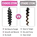 COOKOO 9 Packs Body Wave Braiding Hair 24 Inch Pre-Feathered Ombre 3 Tones French Curl Crochet Braids Wavy Texture Braiding Synthetic Hair Extensions for Goddess Boho Box Braids(1B3027#)