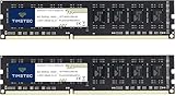 Timetec 16GB KIT(2x8GB) DDR3L / DDR3 1600MHz (DDR3L-1600) PC3L-12800 / PC3-12800 Non-ECC Unbuffered 1.35V/1.5V CL11 2Rx8 Dual Rank 240 Pin UDIMM Desktop PC Computer Memory RAM(SDRAM) Module Upgrade