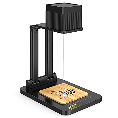 Ruoclris Laser Engraver Machine, Mini Portable Desktop Laser Engraving Cutting Machine, Laser Printer Machine Laser Etcher, Phone APP Operation DIY Logo Design