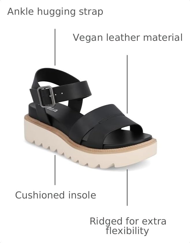 Image of MIA Women's Jovie Platform Lug Sole Sandals