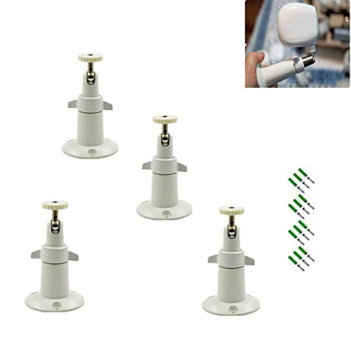 Arlo Mount/Arlo Pro Mount(4 Pack, Metal),Borang Security Camera Metal Wall/Ceiling Mount, Adjustable Indoor/Outdoor Mount for Arlo, Arlo Pro, CCTV Camera and Other Compatible Models (White)