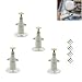 Borang Arlo Mount/Arlo Pro Mount(4 Pack, Metal), Security Camera Metal Wall/Ceiling Mount, Adjustable Indoor/Outdoor Mount Arlo, Arlo Pro, CCTV Camera Other Compatible Models (White)