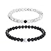 Jade cabbage Distance Relationship Beads Bracelet for Couple Set Jewelry
