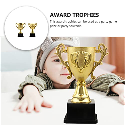 Kisangel 2 Pcs Troféu Troféu de Premiação Troféus de Cerimônia de Ouro Beisebol Basquete Golfe Futeb