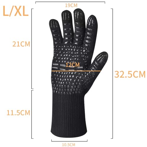Ofenhandschuhe Karrong Grillhandschuhe Hitzebeständig bis 800°C