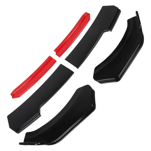 Separador de Lábios de Pára-choque Dianteiro Akozon 6pcs, Tipo de 4 Seções, Difusor de Lábios de Pár