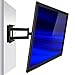 Mount-It! Full Motion TV Mount, Articulating, for LCD/LED Wall Mount Bracket with Swing Out Arm for 32