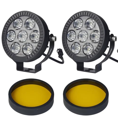 Phare de Moto LED 4.5" Road Trip Nocturne pour BMW R1200GS F750GS Projecteur de Travail