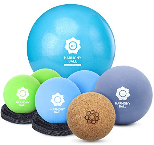 Balle de massage et yoga HARMONY BALL lot de 7 pour soulager les douleurs musculaires du dos