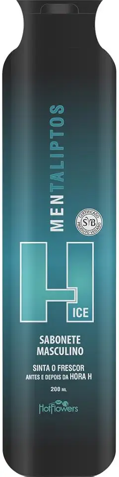 Sabonete Intimo Masculino H Ice 200ml - Hot Flowers