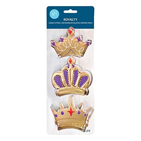 R&M International 5179 Crown Cookie Cutters 3-Piece Set Cover