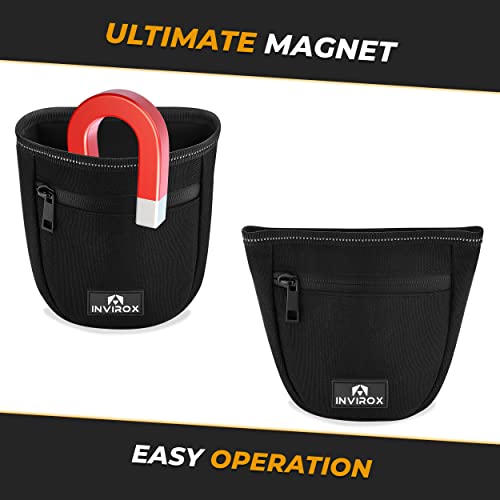 Invirox Dog Treat Pouch For Dog Training, Magnetic Opening Dog Treat Container For Dog Accessories And Dog Snacks, Treat Carrier Holder With Clip & Waist Belt, Puppy Treat Pouch 3 Ways To Wear #TOP2