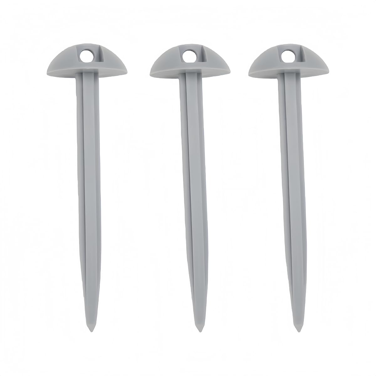 ACOLY 50Pcs 9.5cm Mushroom Top Pegs - Heavy Duty Plastic, for Camping/Rain Tarp/Garden