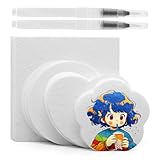 ZHIYUQL® 40 Stück Magic Puffy Paint Paper Weiße Schaumstruktur Malpapier, Puffy Art Set, für 3D-Malerei Kartenherstellung, DIY Schaum Textur Malset