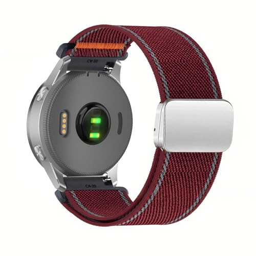 �i�C�����o���h �Ή� Garmin Vivoactive 4 �����o���h �L�k�� �}�O�l�b�g�o�b�N�� �����\ �ʋC�� �y�� �X�|�[�c �i�C���� �x���g�R���p�`�u�� Garmin Vivoactive 4 ���f�B�[�X �����Y �Ή� (5)