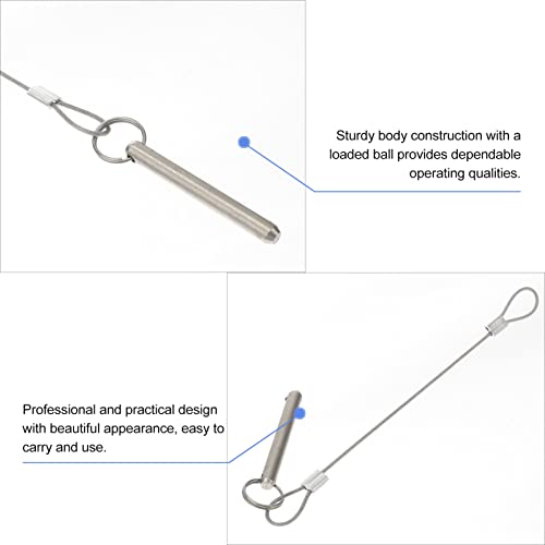 TEHAUX 6 Peças Pino De Liberação Rápida Liberação Rápida Do Pino De Engate Rápido Pino De Mola De Ca
