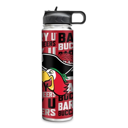 Rico Industries NCAA Barry Buccaneers Standard 22oz Stainless Steel Tumbler with Lid - Great For Coffee, Tea, Water or Cocktails