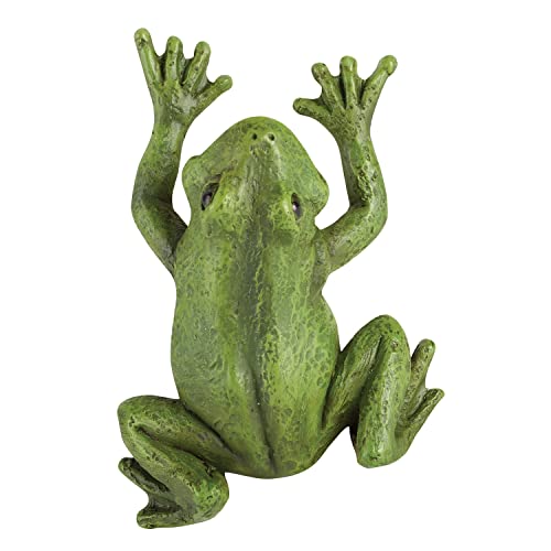What On Earth Frogs Wall Art - Set Of 3 Climbing Amphibian Sculptures, Green #TOP5