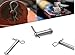 Heavy Duty Adjustable Clevis Pin ,Fastener Tool Size 1/4 x 2inch Zinc Steel 8 Holes W/ Matching R- Clip (10)